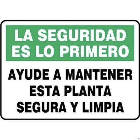 Accuform OSHA SAFETY FIRST SAFETY SIGN HELP SHMHSK950VP SHMHSK950VP